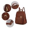 MKF Collection Torra Milan Signature Trendy Backpack by Mia k